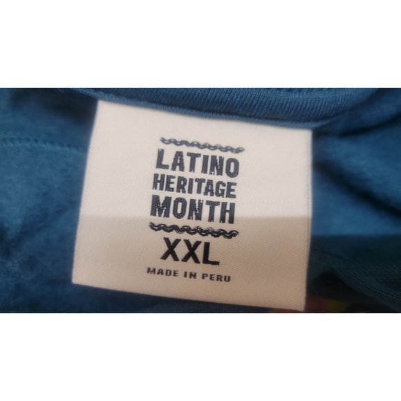 Latino Heritage Month Adult Gender Inclusive Latin America Hooded Sweatshirt Siz - Picture 7 of 8